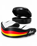 Ares Fightwear Pro-Line Mundschutz „Germany“ mit Aufbewahrungsbox – Zahnschutz für Boxen & MMA