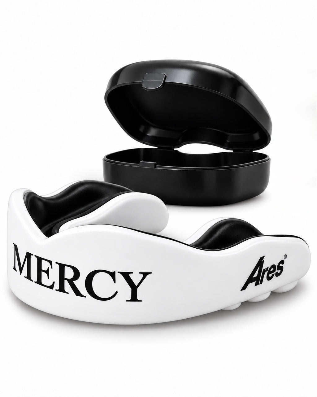 Ares Fightwear Pro-Line Mundschutz „No Mercy“ mit Aufbewahrungsbox – Zahnschutz für Boxen & MMA