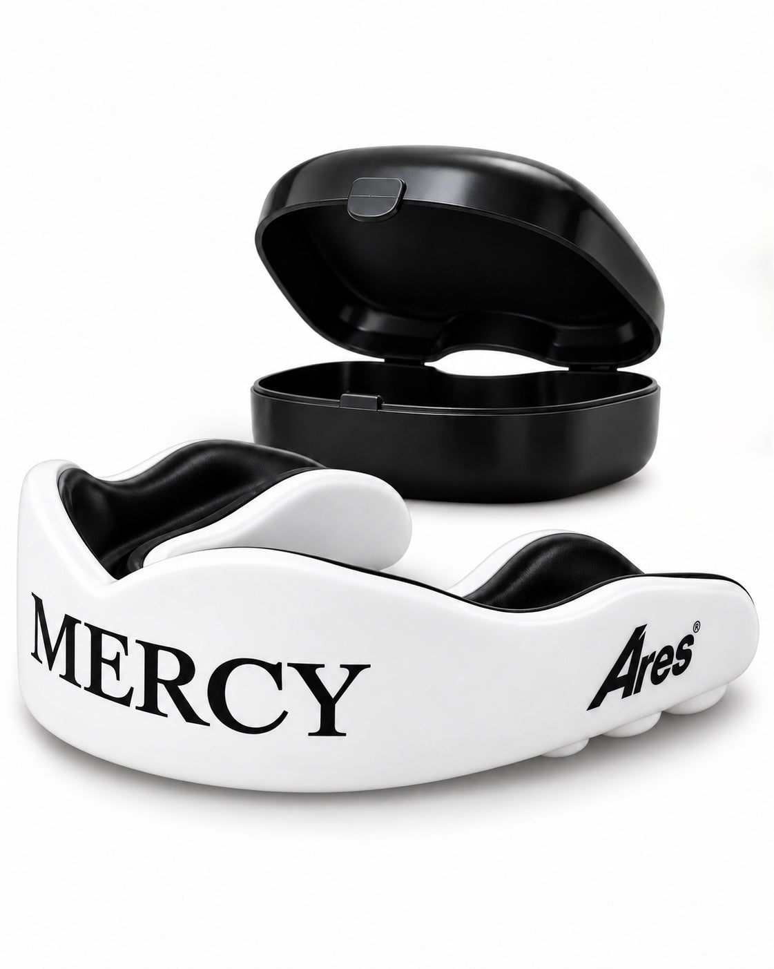 Ares Fightwear Pro-Line Mundschutz „No Mercy“ mit Aufbewahrungsbox – Zahnschutz für Boxen & MMA