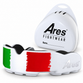 Ares Fightwear Slim-Line Mundschutz „Italy“ mit Aufbewahrungsbox – Zahnschutz für Boxen & MMA