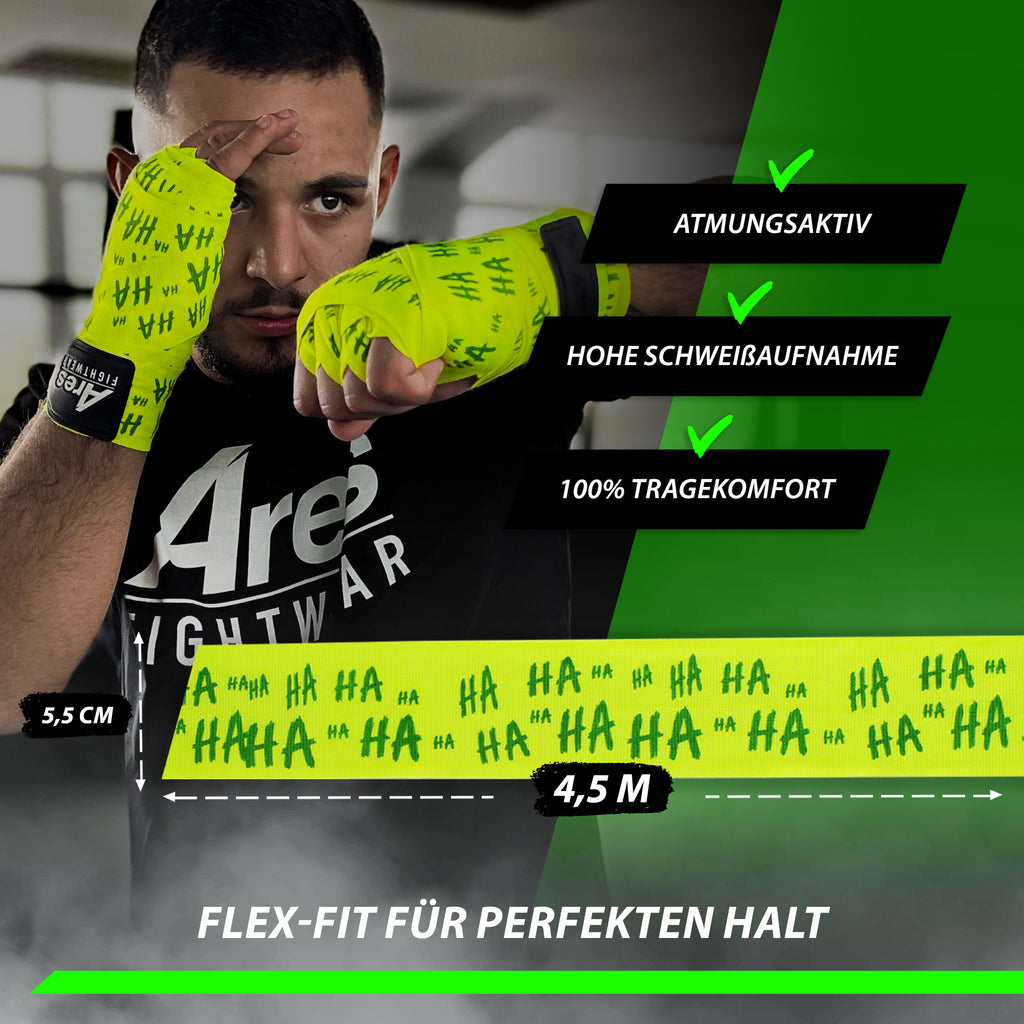 Ares Fightwear Boxbandagen „Hahaha“ – Ansicht 2