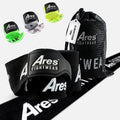 Ares Fightwear Premium Boxbandagen „Black Classic“ mit Wäschenetz – Handwraps für Boxen & MMA